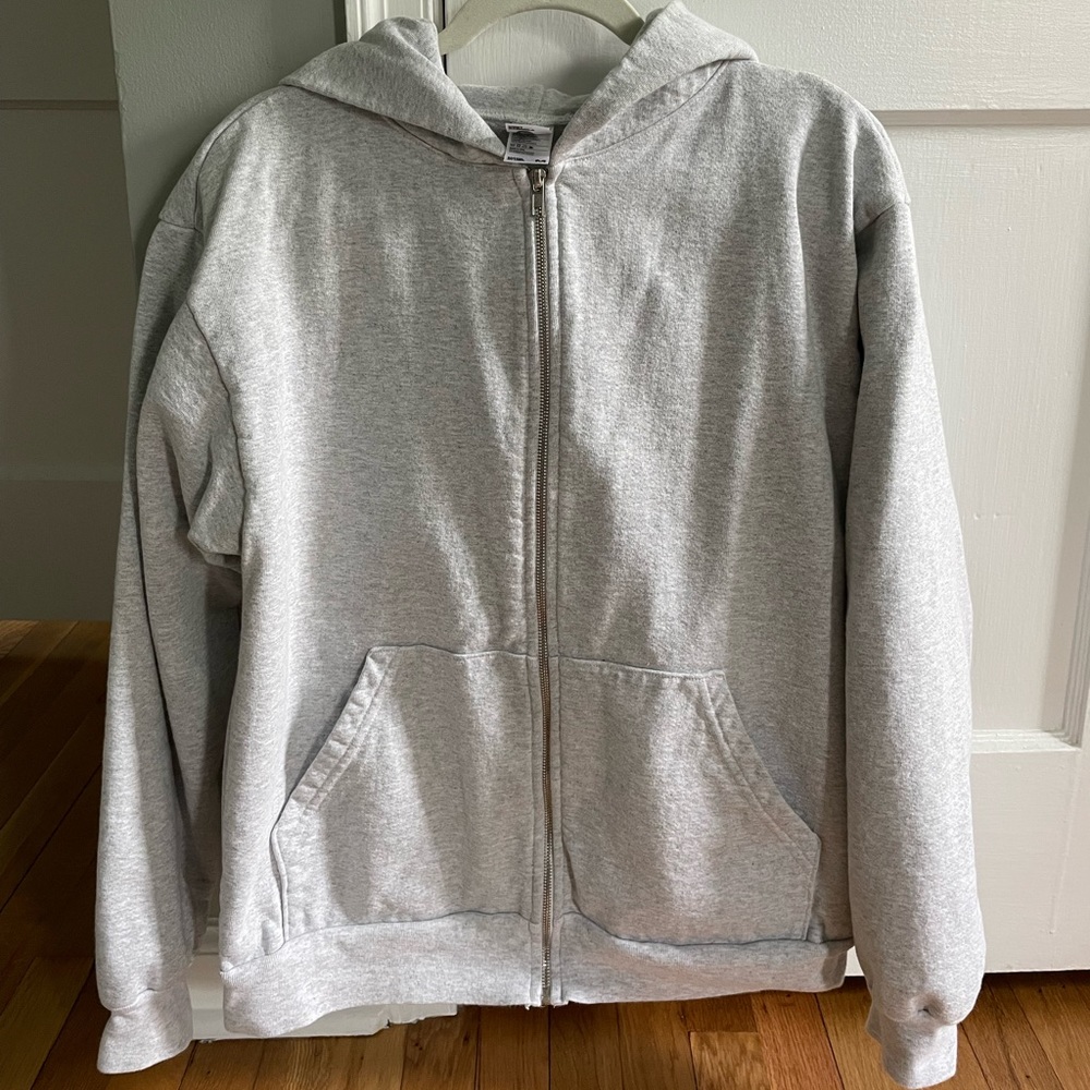 Los Angeles Apparel 14oz. Heavy Fleece Zip Up Hooded Sweatshirt. Style HF10